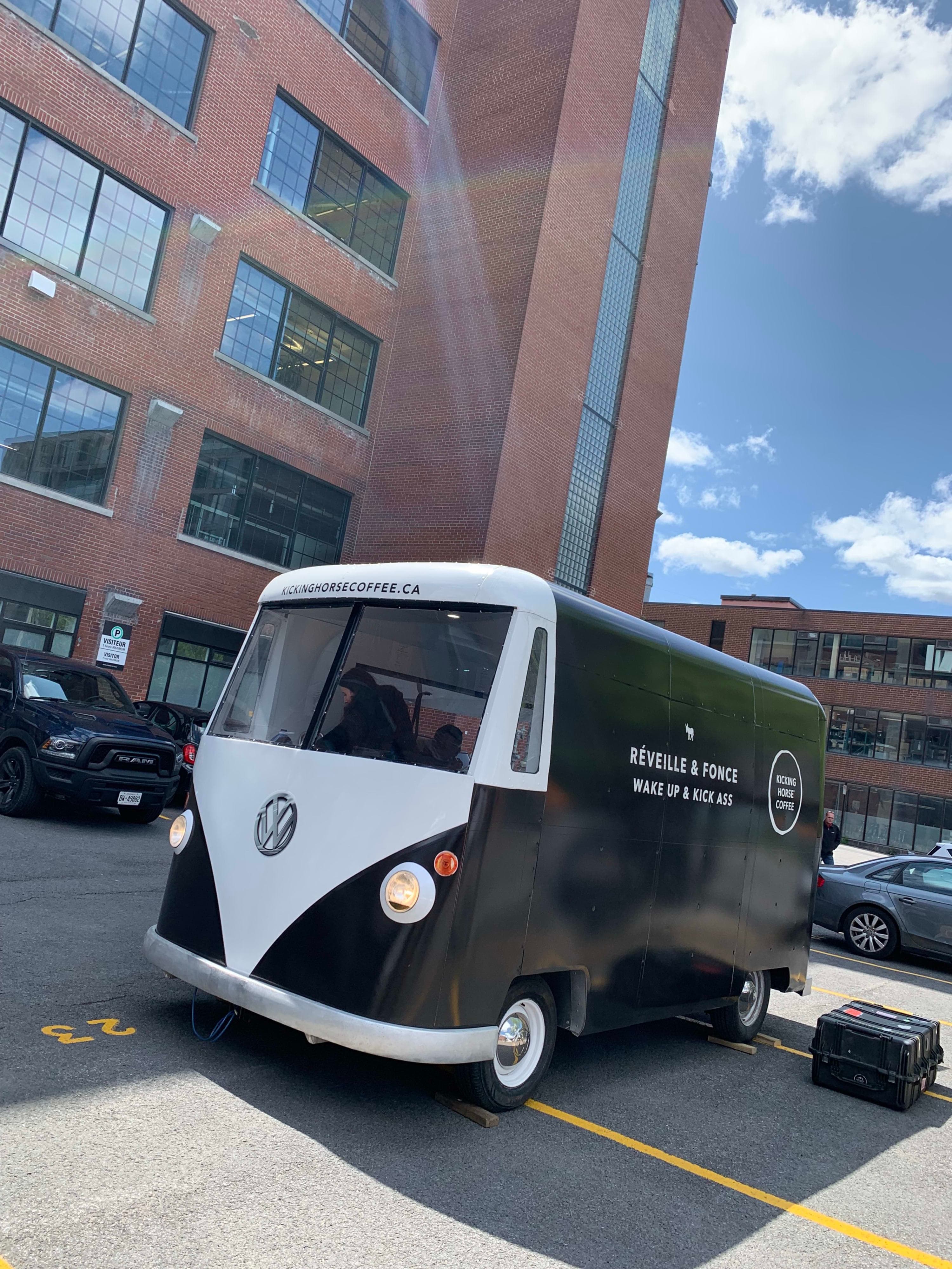 Retro Trailer Coffee Sampling Activation - Impact Catering Group